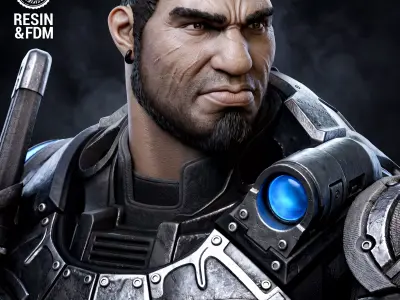 Wicked Video Games Dom Sculpture 3D print model