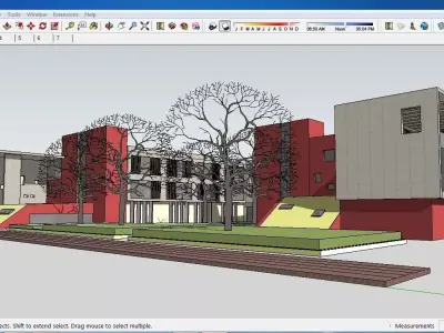 Sketchup Kindergarten A4 3D model