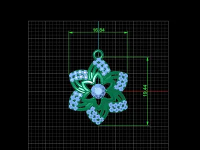 Nickles Daimond 3D print model