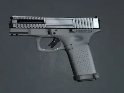 ltd19 lone wolf Low-poly 3D model