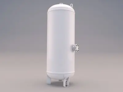 Industrial Tank Air Low-poly 3D model