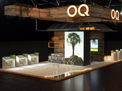 sustainability booth exhibition  3D model