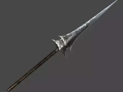 spear1 sword Low-poly 3D model