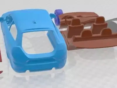 Volvo C30 2011 Printable Car  3D print model