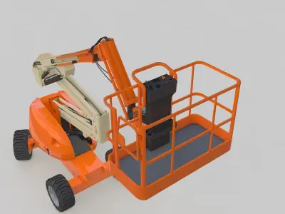 Cherry Picker Teleskopic Boom 3D model