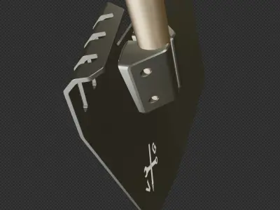 Offroad Shovel - Overlanding Shovel - Spade 3D model