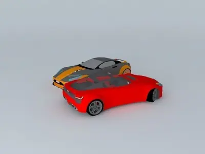 Racing car  Free 3D model