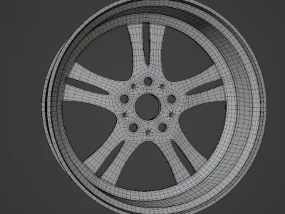 Car Wheel Free 3D model