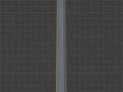 Irish Sword Low-poly 3D model