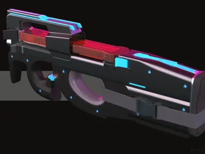 FN P90MN 3D model