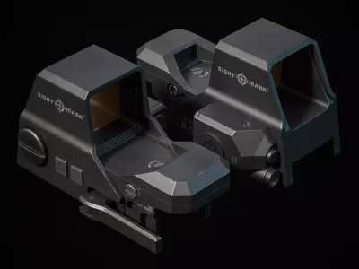Sight Mark Scope Low-poly 3D model