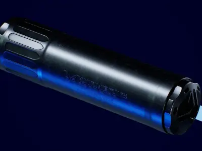 HUX Ventum 762 Suppressor Low-poly 3D model