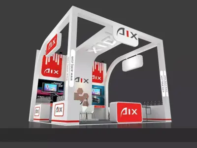 Exhibition - Area -6X6-3DMAX2012-012 3D model
