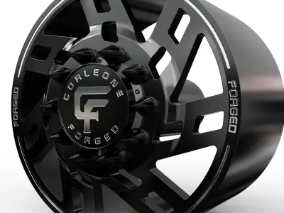 corleone front doppio dually wheel 3D print model