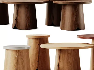 Sancal Tab Coffee Table Set 3D model