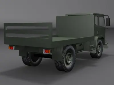 Leyland DAF Cargo Truck Low-poly 3D model