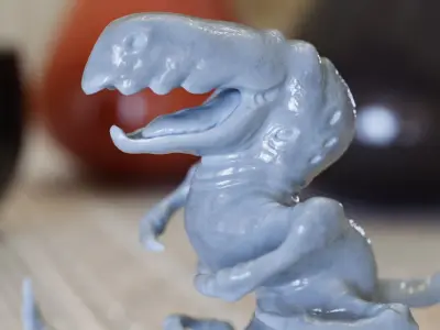 Underwater monster from other planet -3D printing sculpture 3D print model