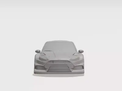 Turbo Rally Zoom  Cute Cartoon Rally Car 3D Printable Toy 3D print model