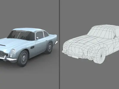 Low-Poly Car Pack 018 - Retro Vibes