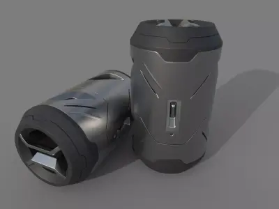 Futuristic Can Concept 3D model