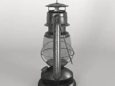 Oil Lamp 3D model
