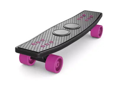 Penny Board Low-poly 3D model