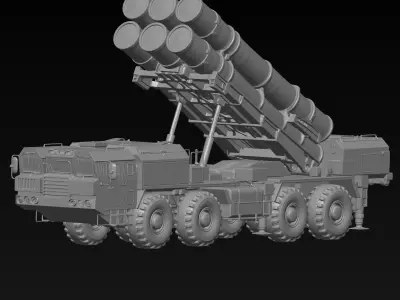 military model S-400  3D print model