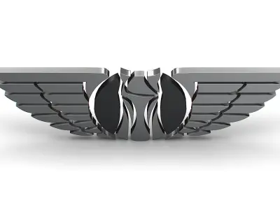 LEVC logo 3D model