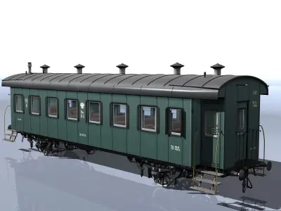 2-axles wagon 3D model