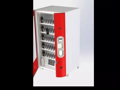 Vending machine 3D model