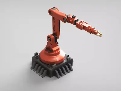Robotic arm industrial bionic 3D model purchase