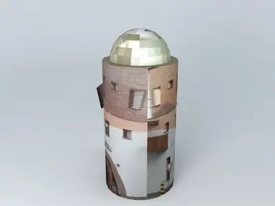 Bastion ice cream shop Free 3D model