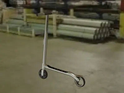 Audi Scooter Low-poly 3D model