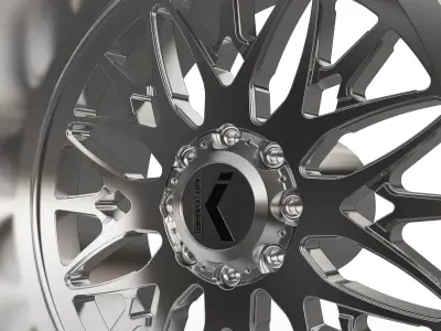 KG1 TRIDENT WHEEL 3D MODEL 3D model