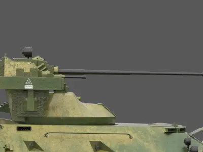 BTR 80  Low-poly 3D model