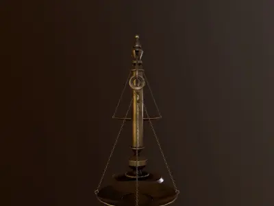 Scales Low-poly 3D model