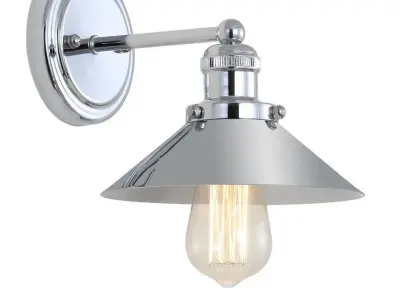 Flandria Light Chrome Bath Sconce 3D model