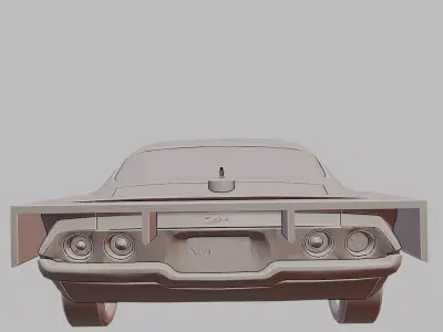 Drag Car 3D Printable  3D print model