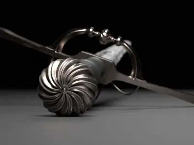 FIGHTING SWORD 3D model