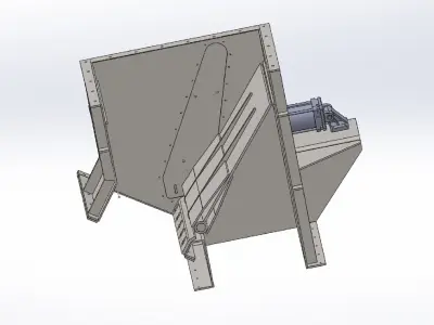 TROUSER FLAP 1000X1150 MM 3D model