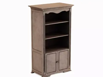 Antique Cupboard 04 Low-poly 3D model