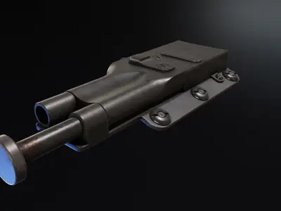 Sedgley OSS Fist Gun Low-poly 3D model
