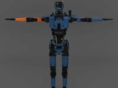 Chappie Textured 3D model