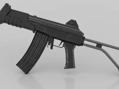 Imi galil mar microgalil Low-poly 3D model