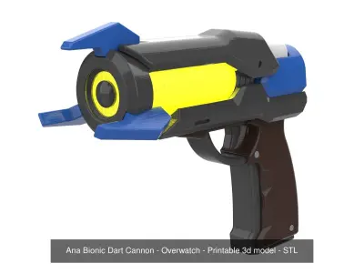 Overwatch Weapons - Part 1 - 15 Printable models - Personal Use 3D Model Pack