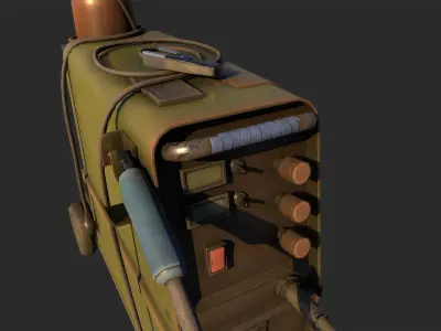 Welding Machine Low-poly 3D model purchase
