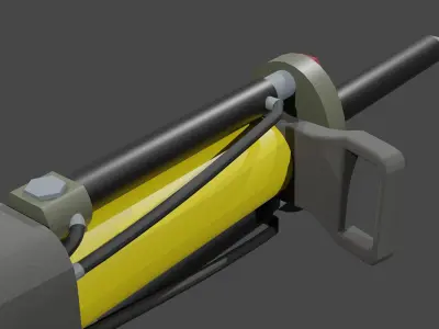 Drill electric screwdriver 3D model