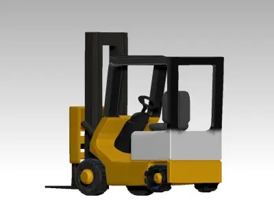 Forklift Model truck 3D model