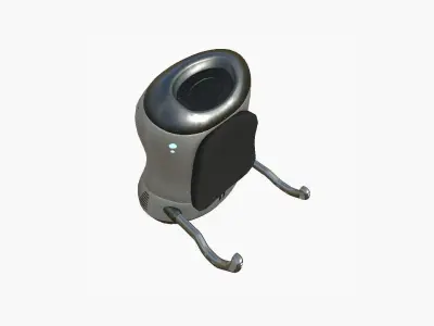 Jetpack J07 Light Steel - SciFi Character Design Low-poly 3D model