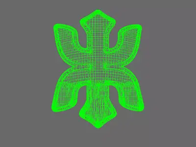 Red Ronin Chapter DV04 Shoulder Symbols 3D print model